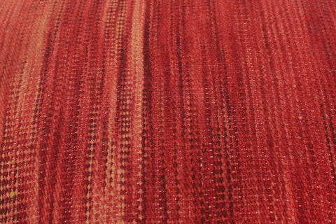 handmade Modern Victorianot Red Red Hand-made RECTANGLE Vegetable dyed wool and wood  24 x 24 x 19