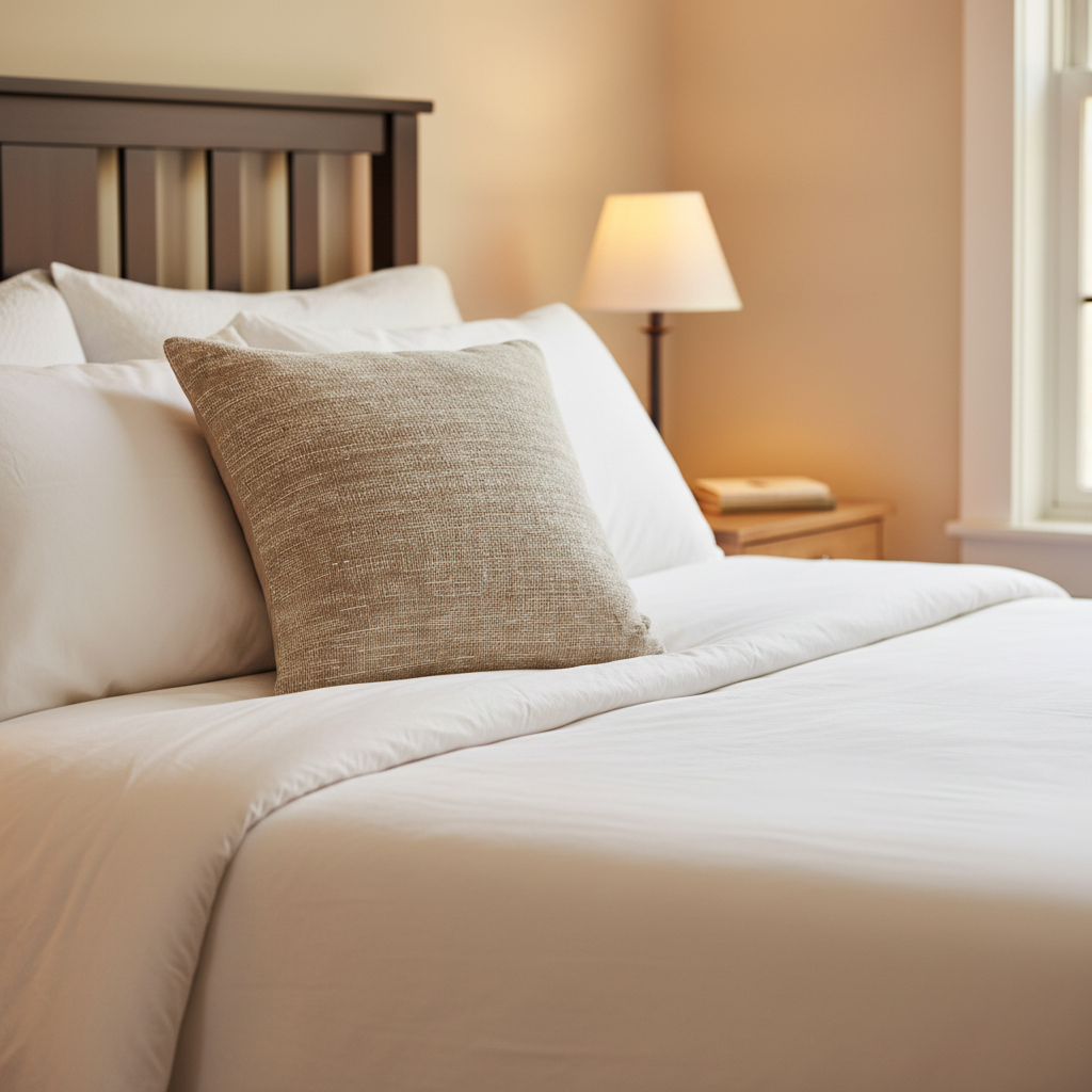 Contemporary Chong Vintage Distressed Handmade Rug Pillow