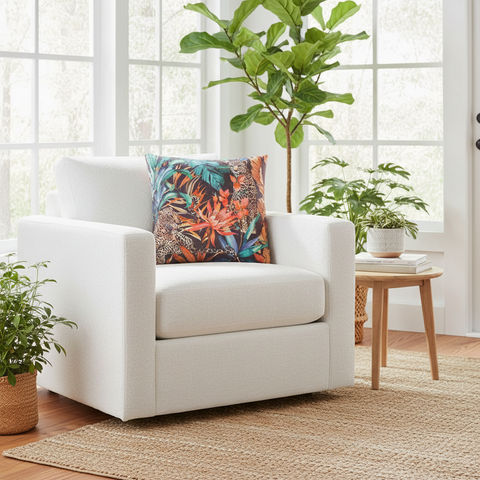 Bohemian Carruthe Printed Italian Velvet Handmade Pillow