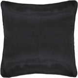 handmade Pillow Black Red Handmade square embroided silk pillow