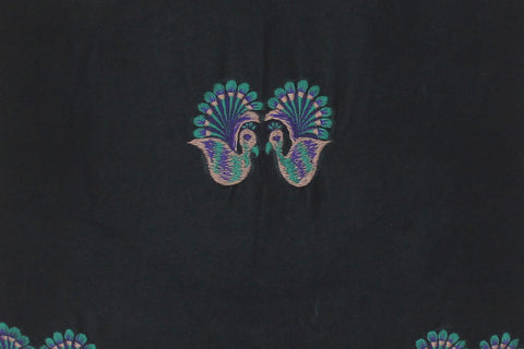 handmade  Pillow Green Blue Hand-Woven SQUARE VELVET EMBR pillow