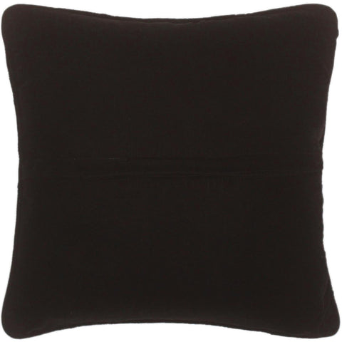 handmade  Pillow Black Pink Hand-Woven SQUARE VELVET EMBR pillow