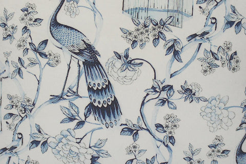 handmade  Pillow Ivory Blue Hand-Woven SQUARE PRINTED VEL pillow