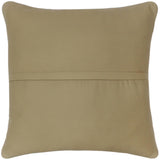 handmade Vintage Pillow Gray Blue Hand-Woven SQUARE 100% WOOL Vintage Pillow