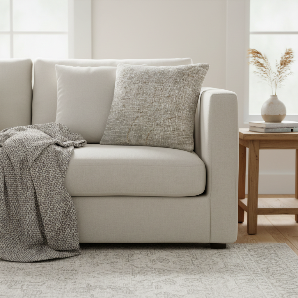 Shabby Chic Ss Vintage Distressed Handmade Rug Pillow