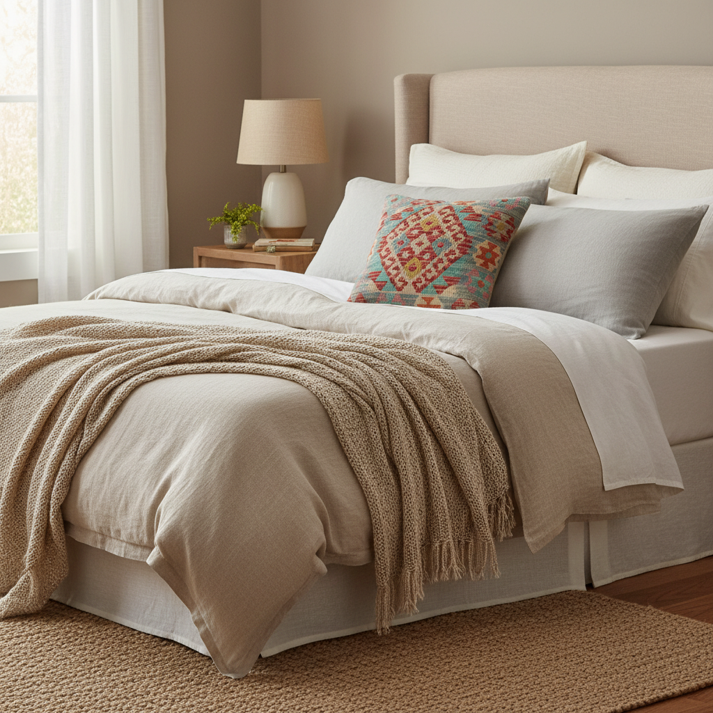 Rustic Turkish McClure Hand Woven Kilim Pillow