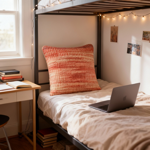 Turkish Shabby Chic Beckett Hand Woven Kilim Pillow