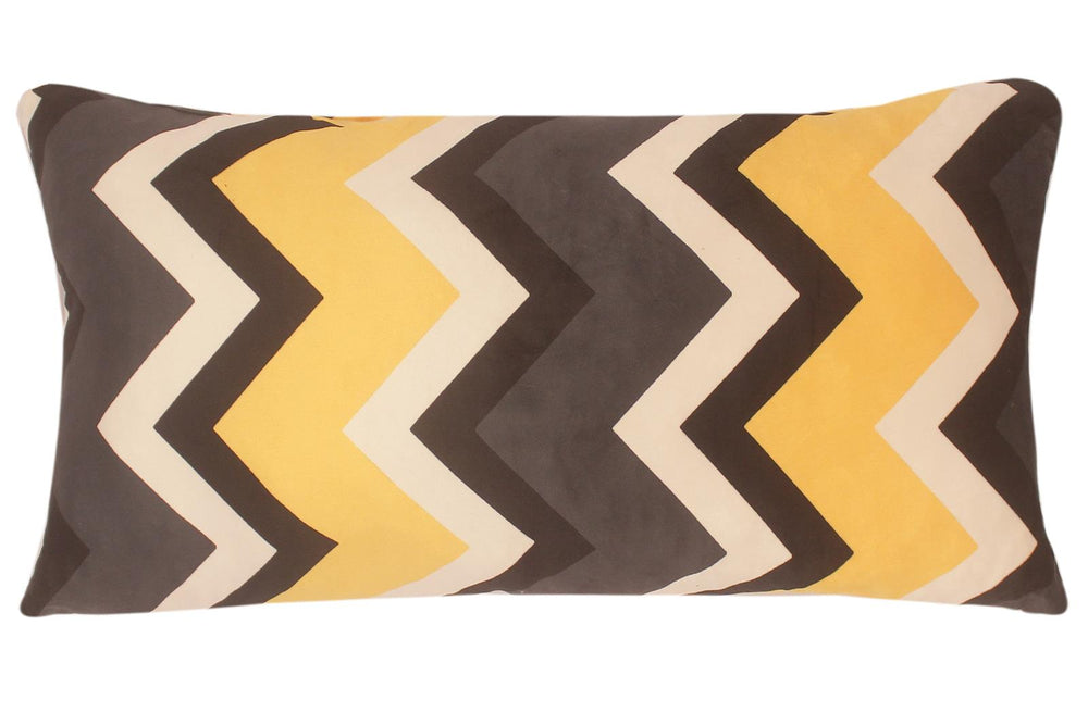 handmade  Pillow Ivory Gray Hand-Woven RECTANGLE PRINTED VEL pillow