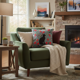 Rustic Wilkes Kilim Suzani Handmade Pillow