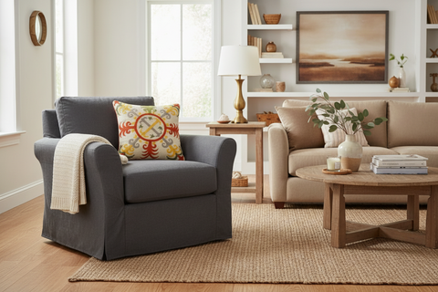 Boho Chic Ash Kilim Suzani Handmade Pillow