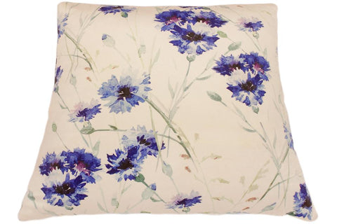 handmade Velvet Pillow Ivory Blue Hand-Woven SQUARE PRINTED VEL area rug