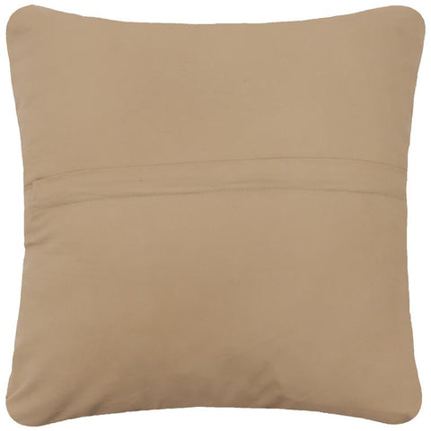 handmade Traditional Pillow Orange Red Hand-Woven SQUARE 100% WOOL Handmade pillow