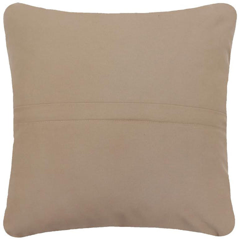 handmade Traditional Pillow Beige Blue Hand-Woven SQUARE 100% WOOL Handmade pillow