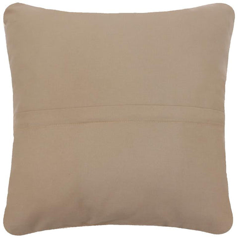 handmade Traditional Pillow Beige Blue Hand-Woven SQUARE 100% WOOL Handmade pillow