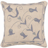 Rustic Dunlap Suzani Kilim Handmade Pillow