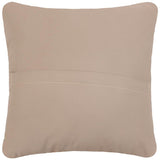 handmade Traditional Pillow Orange Red Hand-Woven SQUARE 100% WOOL Handmade pillow