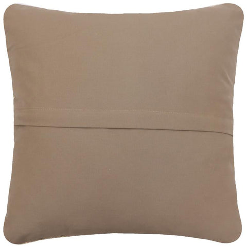handmade Traditional Pillow Beige Red Hand-Woven SQUARE 100% WOOL Handmade pillow