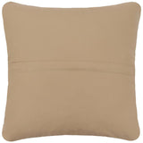 handmade Traditional Pillow Orange Blue Hand-Woven SQUARE 100% WOOL Handmade pillow