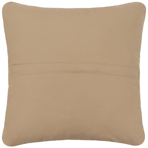 handmade Traditional Pillow Orange Blue Hand-Woven SQUARE 100% WOOL Handmade pillow