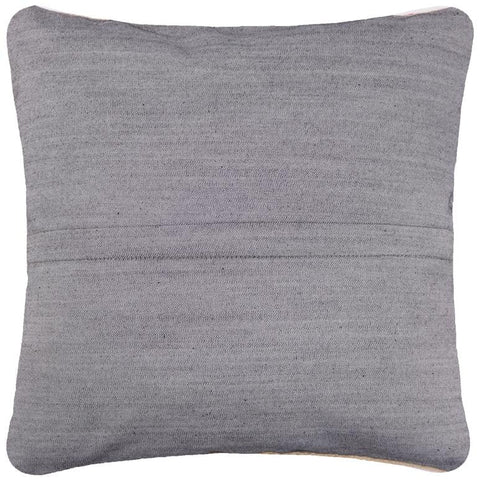 handmade Traditional Pillow Beige Burgundy Hand-Woven SQUARE 100% WOOL Handmade pillow