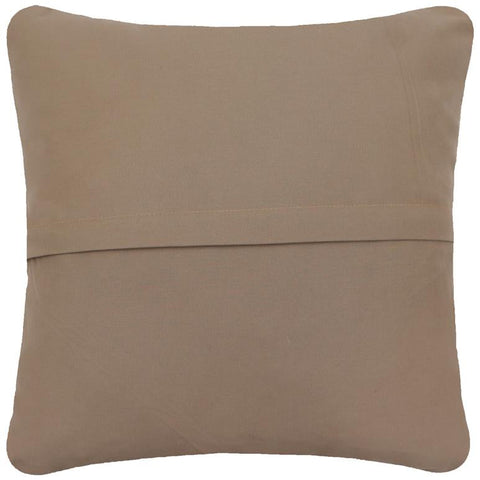 handmade Traditional Pillow Beige Red Hand-Woven SQUARE 100% WOOL Handmade pillow