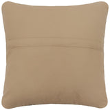 handmade Modern Pillow Beige Black Hand-Woven SQUARE 100% WOOL  Hand woven turkish pillow  2 x 2