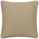 handmade Traditional Pillow Rust Blue Hand-Woven SQUARE 100% WOOL  Hand woven turkish pillow  2 x 2