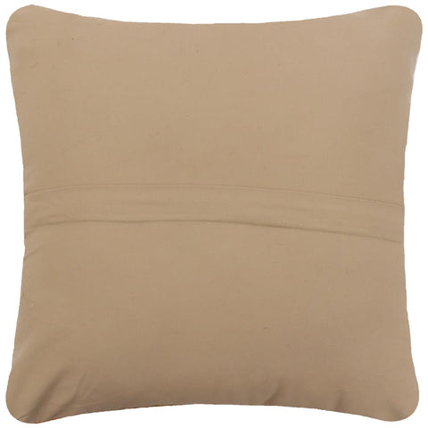 handmade Modern Pillow Brown Beige Hand-Woven SQUARE 100% WOOL  Hand woven turkish pillow  2 x 2