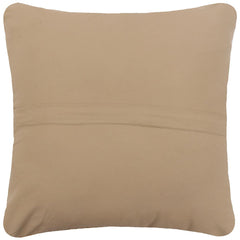 handmade Modern Pillow Brown Beige Hand-Woven SQUARE 100% WOOL  Hand woven turkish pillow  2 x 2