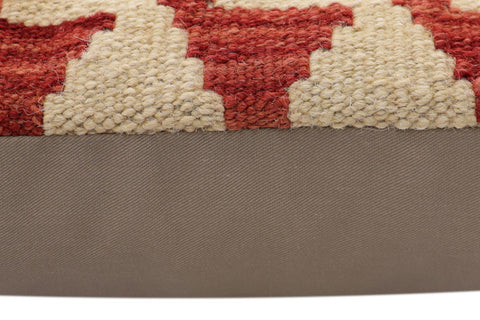 handmade Traditional Pillow Red Blue Hand-Woven SQUARE 100% WOOL Hand woven turkish pillow2 x 2
