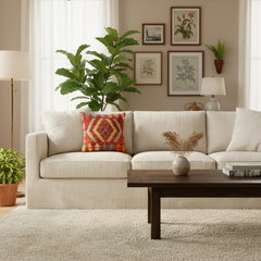 Bohemian Jarvis Turkish Hand-Woven Kilim Pillow