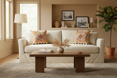 Boho Chic Cantrell Turkish Hand-Woven Kilim Pillow