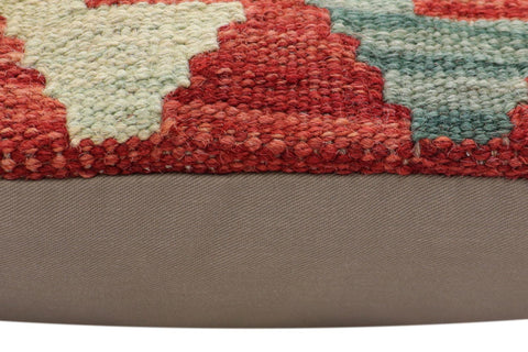 handmade Traditional Pillow Red Blue Hand-Woven SQUARE 100% WOOL Hand woven turkish pillow2 x 2