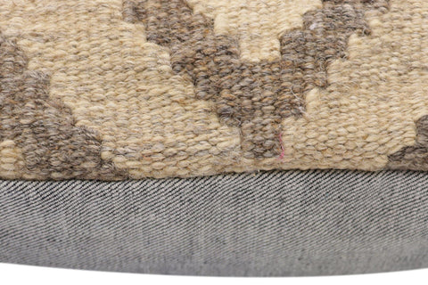 handmade Traditional Pillow Beige Brown Hand-Woven SQUARE 100% WOOL Hand woven turkish pillow2 x 2