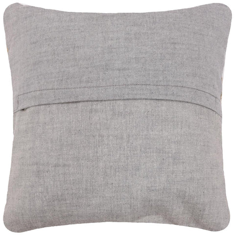 handmade Traditional Pillow Beige Brown Hand-Woven SQUARE 100% WOOL Hand woven turkish pillow2 x 2