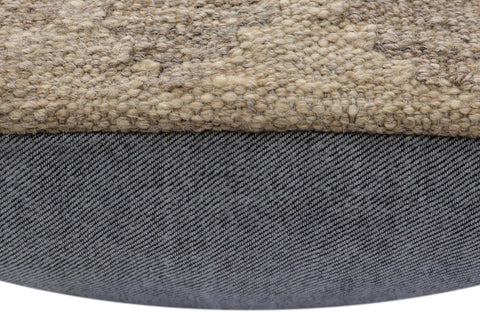 handmade Traditional Pillow Beige Brown Hand-Woven SQUARE 100% WOOL Hand woven turkish pillow2 x 2