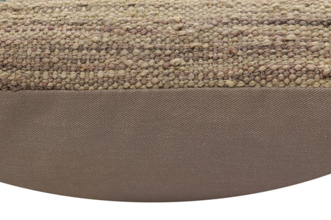 handmade Traditional Pillow Blue Gray Hand-Woven SQUARE 100% WOOL Hand woven turkish pillow2 x 2