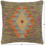 Tribal Miller Turkish Hand-Woven Kilim Pillow