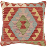 Bohemian Heath Turkish Hand-Woven Kilim Pillow