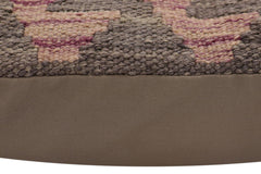 handmade Traditional Pillow Gray Blue Hand-Woven SQUARE 100% WOOL  Hand woven turkish pillow  PILLOW