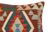 handmade Traditional Pillow Brown Rust Hand-Woven SQUARE 100% WOOL  Hand woven turkish pillow  PILLOW