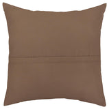 handmade Traditional Pillow Gray Rust Hand-Woven SQUARE 100% WOOL  Hand woven turkish pillow  PILLOW