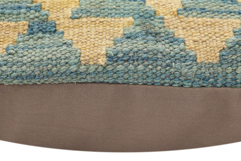 handmade Traditional Pillow Red Blue Hand-Woven SQUARE 100% WOOL Hand woven turkish pillow2 x 2