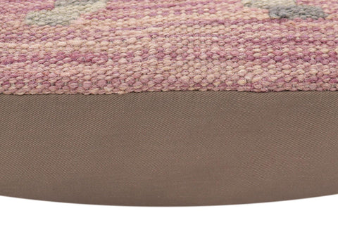 handmade Traditional Pillow Purple Rust Hand-Woven SQUARE 100% WOOL Hand woven turkish pillow2 x 2