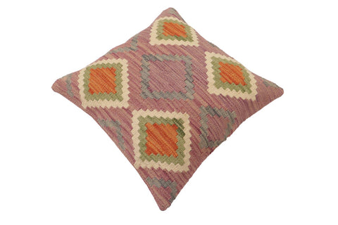 handmade Traditional Pillow Purple Rust Hand-Woven SQUARE 100% WOOL Hand woven turkish pillow2 x 2