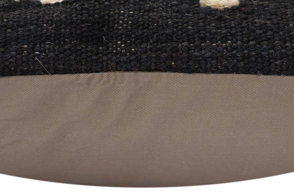 handmade Traditional Pillow Rust Blue Hand-Woven SQUARE 100% WOOL Hand woven turkish pillow2' x 2'