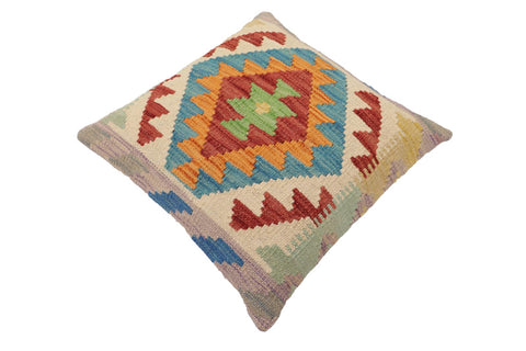 handmade Traditional Pillow Red Rust Hand-Woven SQUARE 100% WOOL Hand woven turkish pillow2 x 2