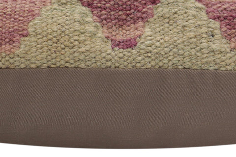 handmade Traditional Pillow Blue Rust Hand-Woven SQUARE 100% WOOL Hand woven turkish pillow2 x 2
