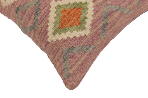 handmade Traditional Pillow Purple Rust Hand-Woven SQUARE 100% WOOL Hand woven turkish pillow2 x 2