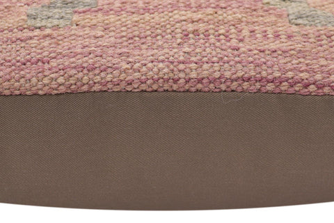 handmade Traditional Pillow Purple Rust Hand-Woven SQUARE 100% WOOL Hand woven turkish pillow2 x 2